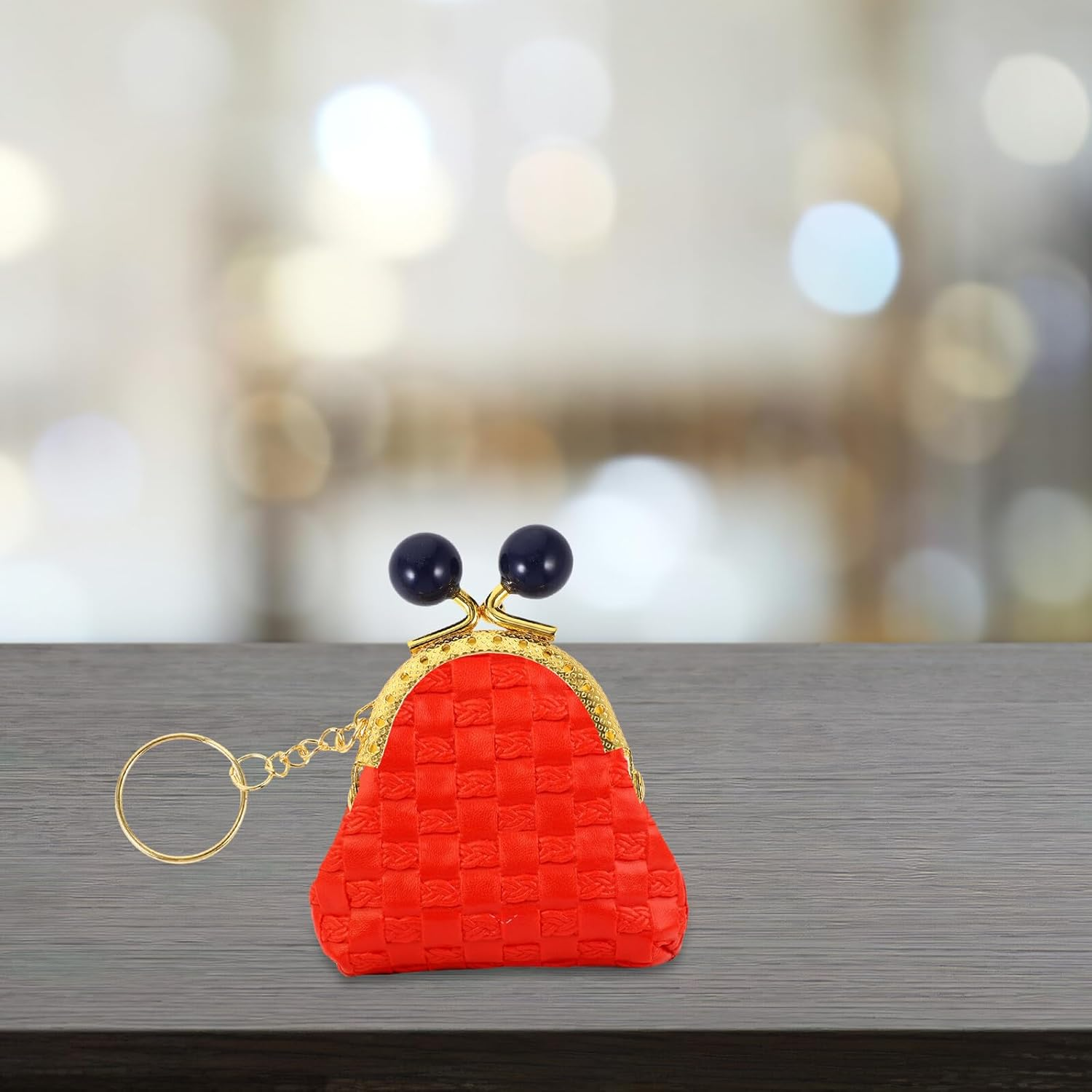 OSALADI 10Pcs Purse Clasp Frame Metal Keychain Wallet DIY Handbag Mechanism for Craft Projects and Keychain Accessories Random Color image number 2