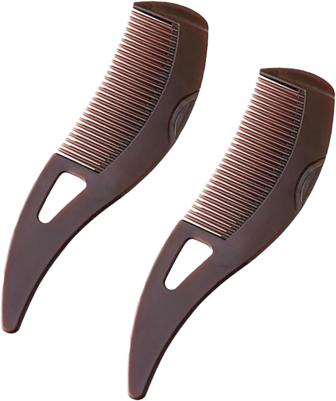 BPTRKOM Pack of 2 Self-Cleaning Dandruff Comb with Energy Massage - Special Brush for Dandruff Removal & Hair Degreasing - for Healthy Scalp & Better Hair Quality (Men & Women) image number 2
