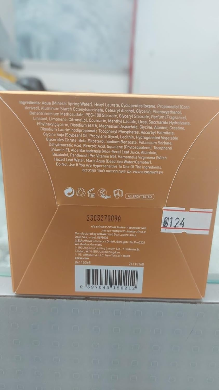 AHAVA Dead Sea Plants Caressing Body Sorbet, Mandarin & Cedarwood - Hydrate & Refreshes Skin, Enhances Suppleness, Envelops in Energizing Sensation, with Osmoter, Bisabolol, Vitamin B5 & E, 11.8 Fl.Oz image number 6