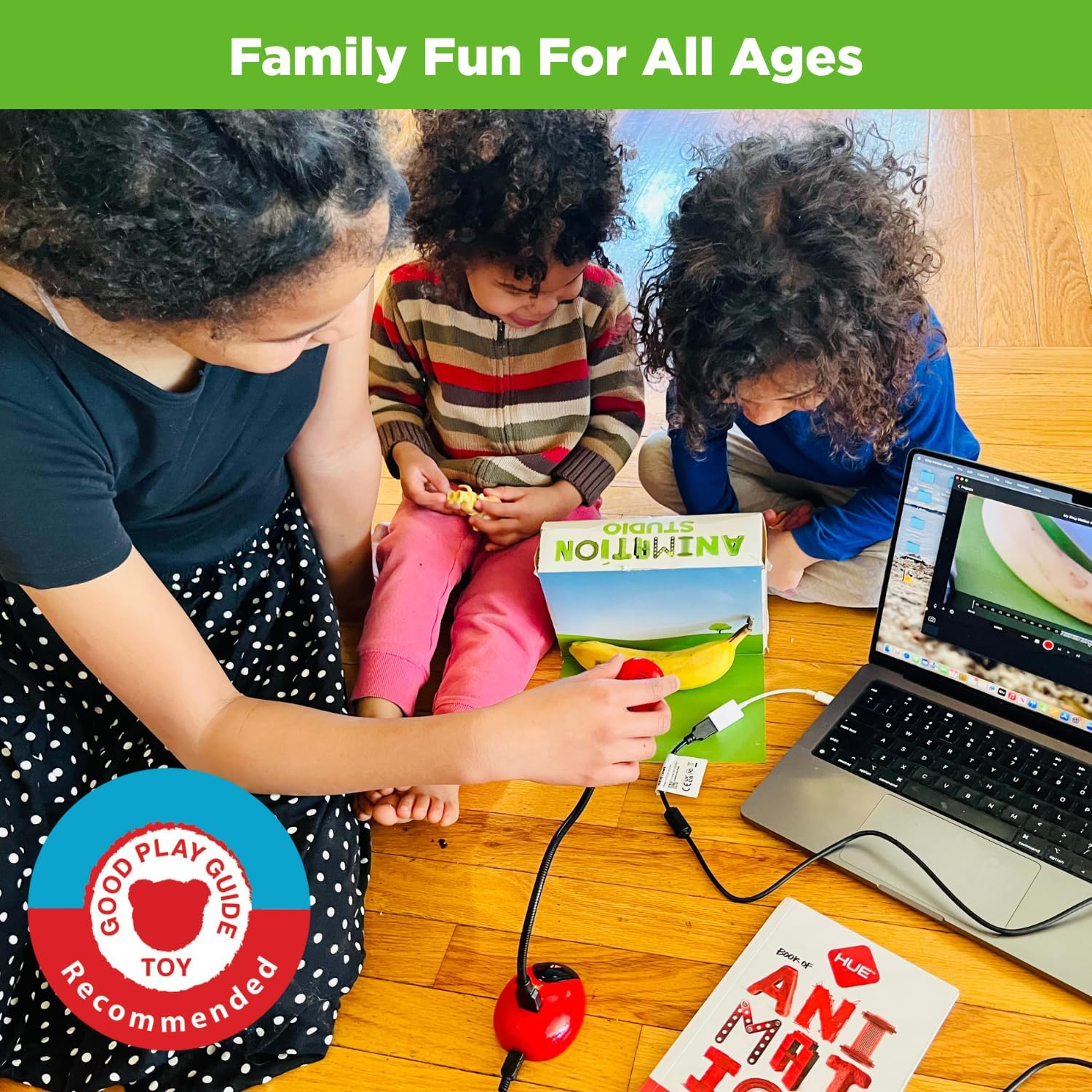 HUE Animation Studio: Complete Stop Motion Kit (Camera, Software, Book) for Windows/Macos (Blue) with Carry Case image number 3