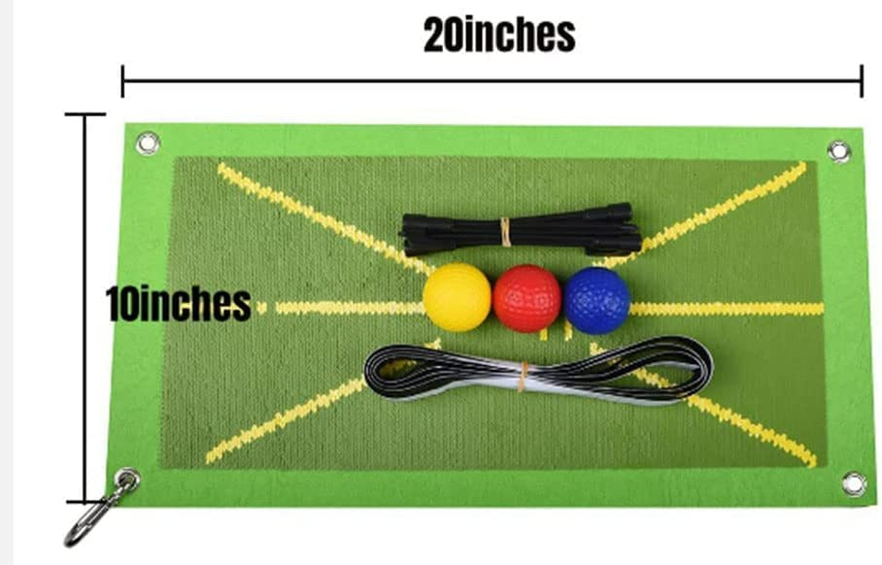 Golf Training Mat for Swing Detection Batting, Premium Golf Impact Mat, Path Feedback Golf Practice Mats, Advanced Golf Hitting Mat for Indoor/Outdoor, Golf Training Aid Equipment image number 4