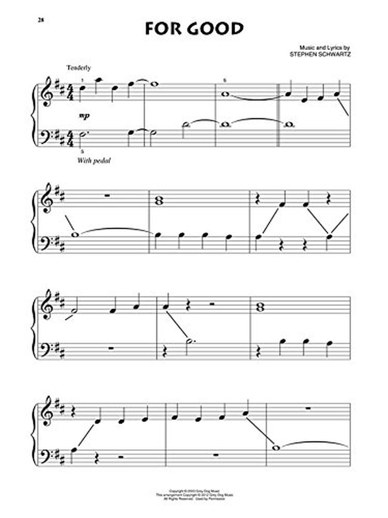 Wicked - Beginning Piano Solos: a New Musical image number 2
