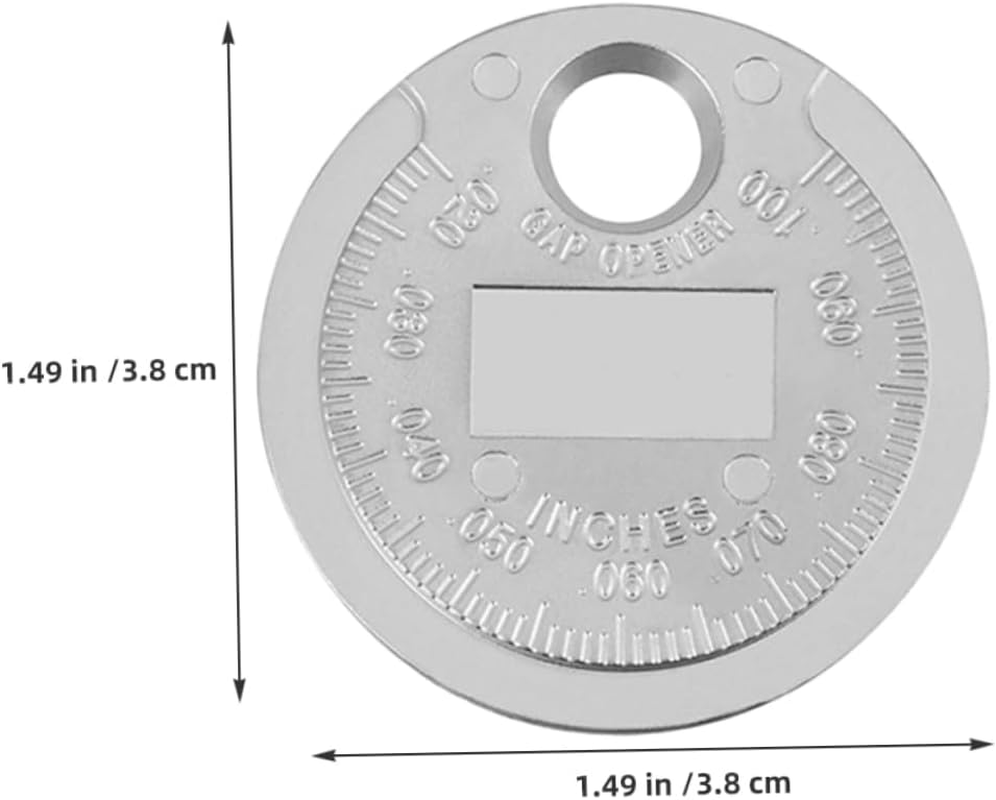 PAMINGONO 4Pcs Spark Plug Gap Gauge Tool Wire Gapper Metric and Imperial Precision Measurement for Automotive Spark Plug Ignition Maintenance