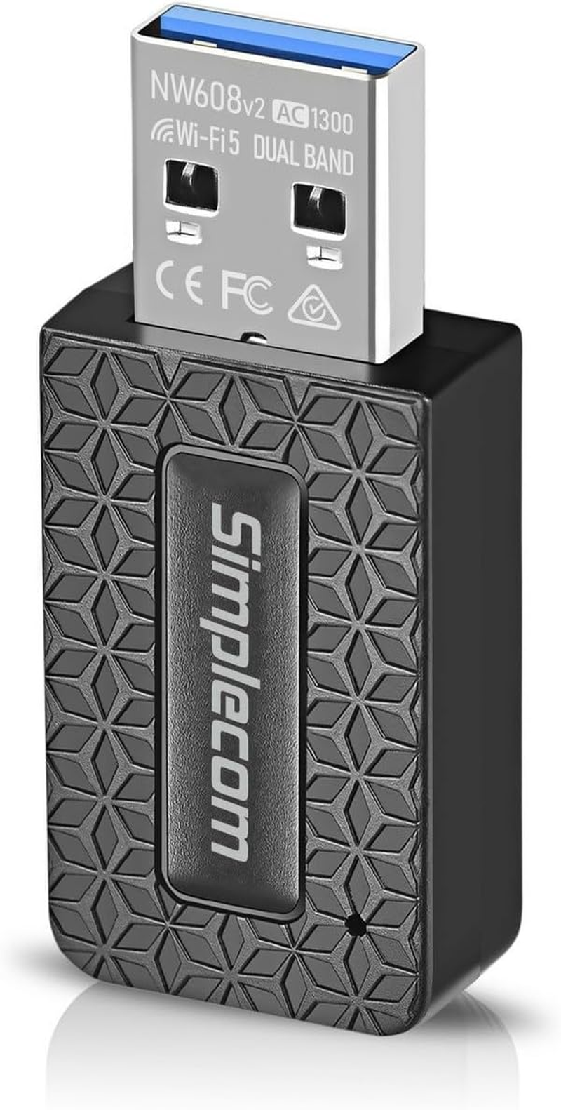 Simplecom Nw608V2 Wifi 5 AC1300 Dual-Band USB 3.0 Wireless Adapter image number 3