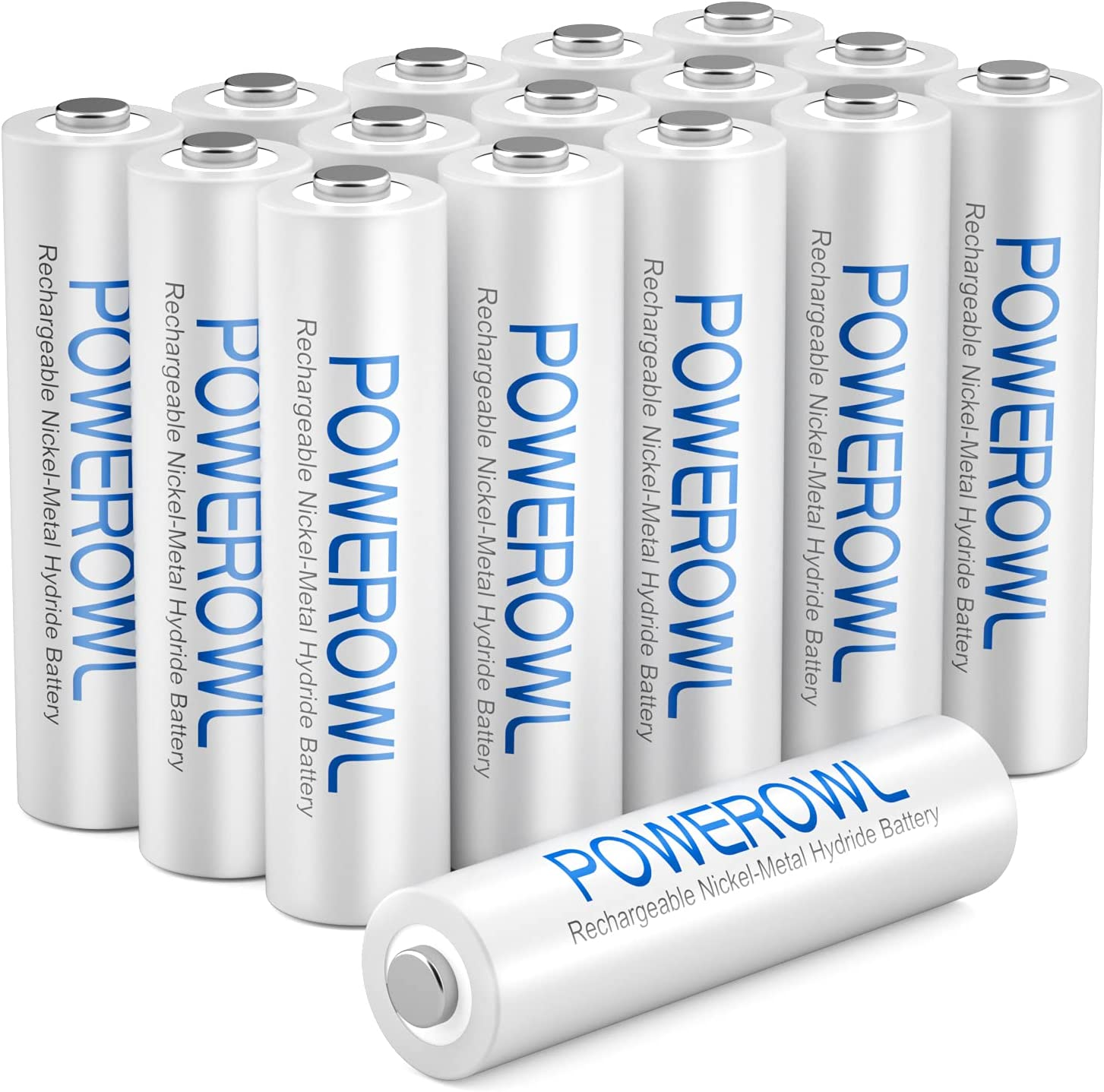 POWEROWL AAA Rechargeable Batteries 16 Pack of Rechargeable AAA Batteries 1000Mah 1.2V Nimh Low Self Discharge image number 5