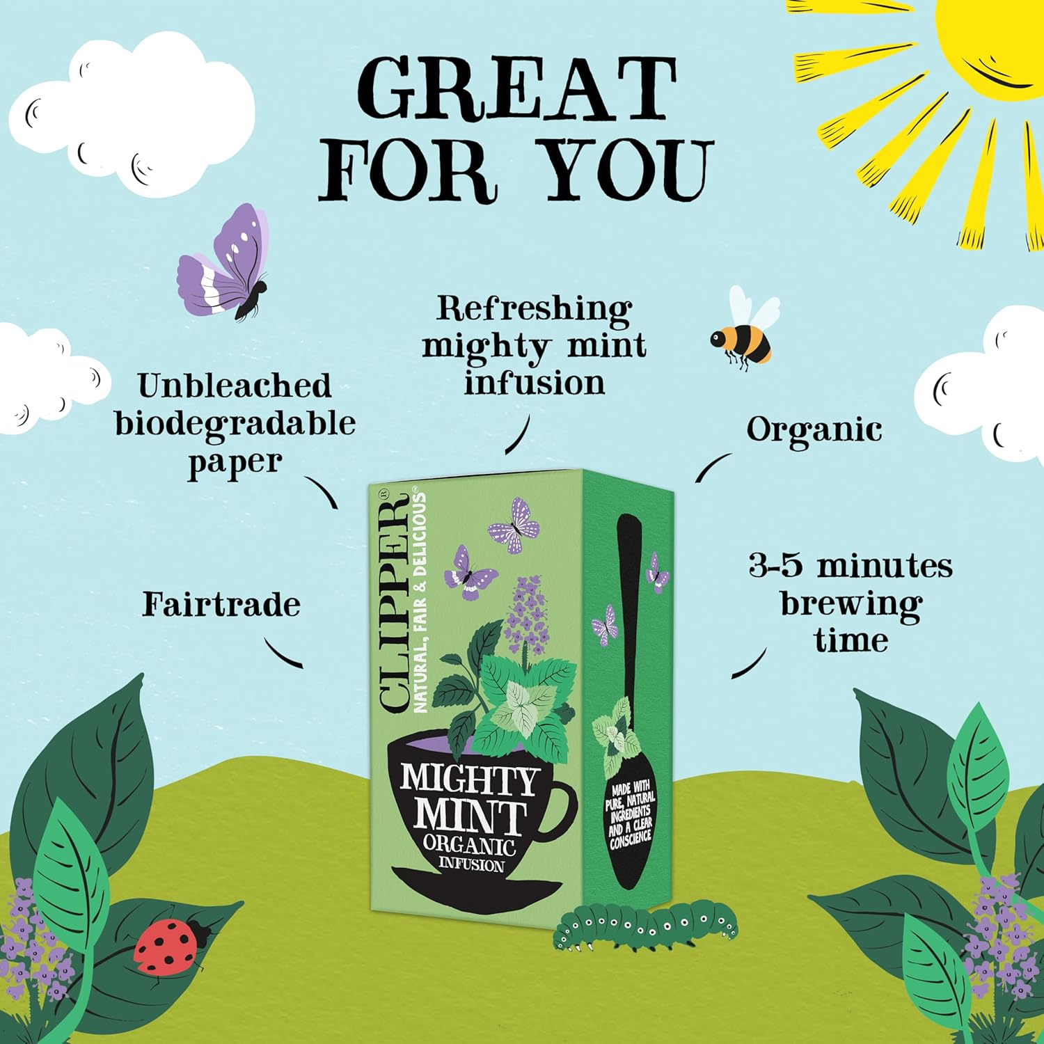 Clipper Organic Mighty Mint 20Teabags