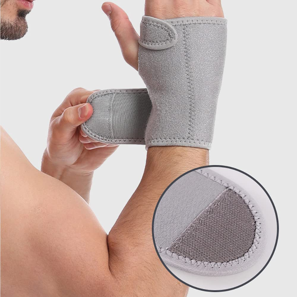 Carpal Tunnel Wrist Brace Night Sleep Wrist Support Wrist Splint Pain Men Women Blac Right Hand - Black Right X1 image number 3