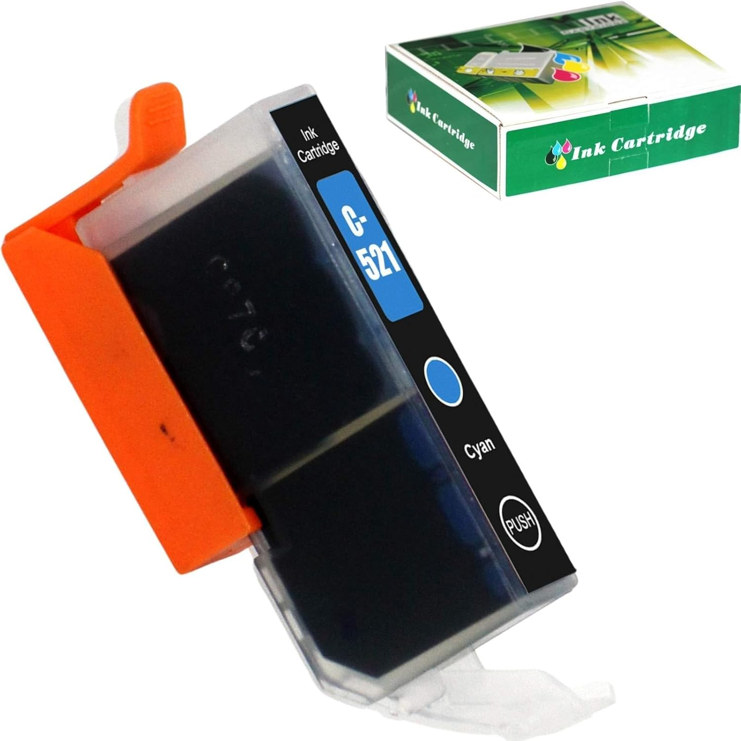 TAAUS Compatible Canon CLI-521 Ink Cartridges for PIXMA IP3600 IP4600 IP4700 MX860 MX870 MP540 MP550 MP560 MP620 MP630 MP640 MP980 MP990 Printers (2 Yellow) image number 3