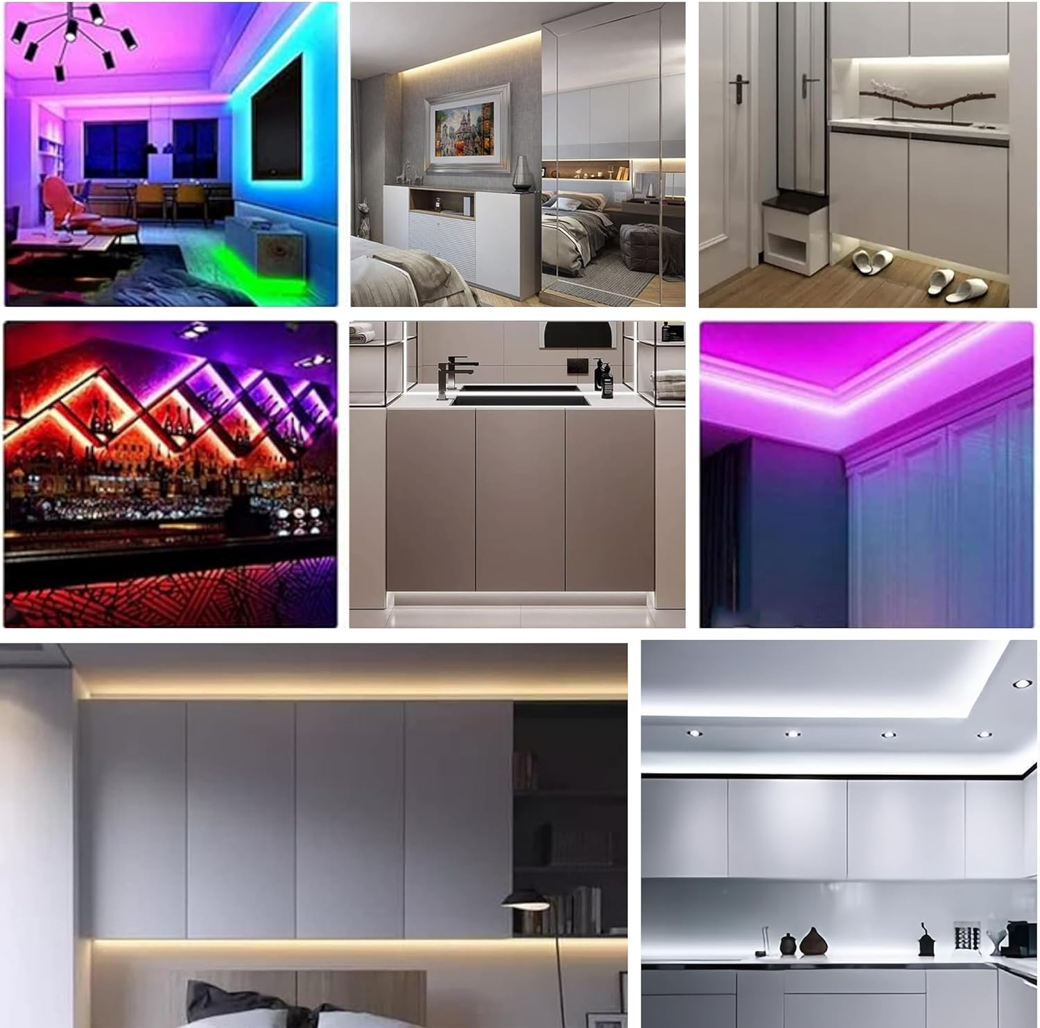 Clearhill 8Mm 2Pin 10Packs Transparent Solderless L-Shape COB LED Strip Connectors,90&deg;Right Angle Corner Joints for 5V 12V 24V Single Color LED Strip Lights,Seamless Corner Connection.