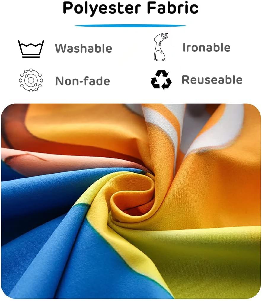 CORFOTO 10X8Ft Fabric Golf Course Backdrop Photography Golf Flag Green Mountain Forest Trees Grass Lawn Background Blue Sky Cloud Decorations Golf Sports Party Backdrop Photoshoot Studio Props image number 2