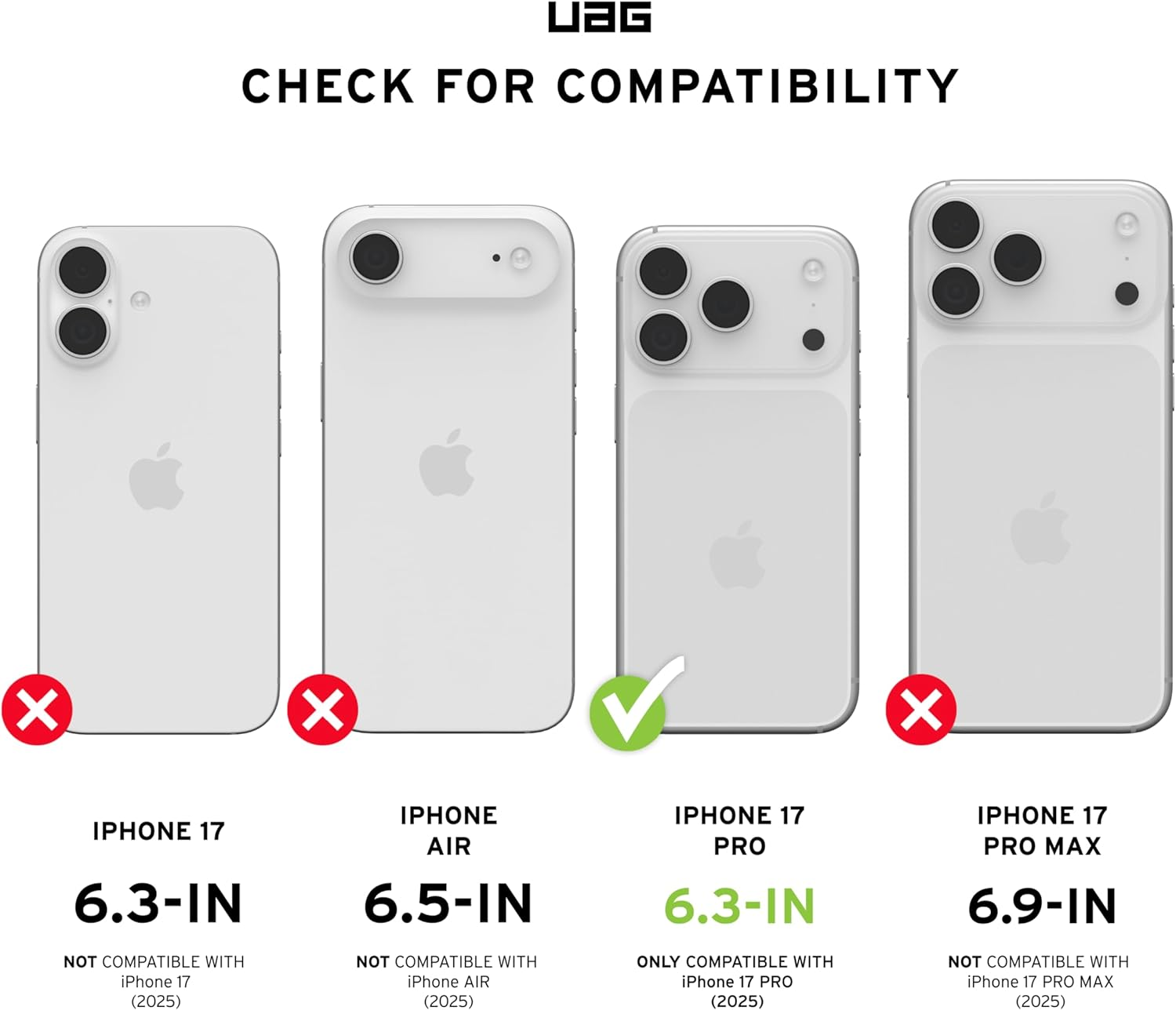 Urban Armor Gear UAG Designed for Iphone 17 Pro Case Civilian - Compatible with Magsafe Military Grade Protective Cover, Mallard, Apple Iphone Protector image number 4