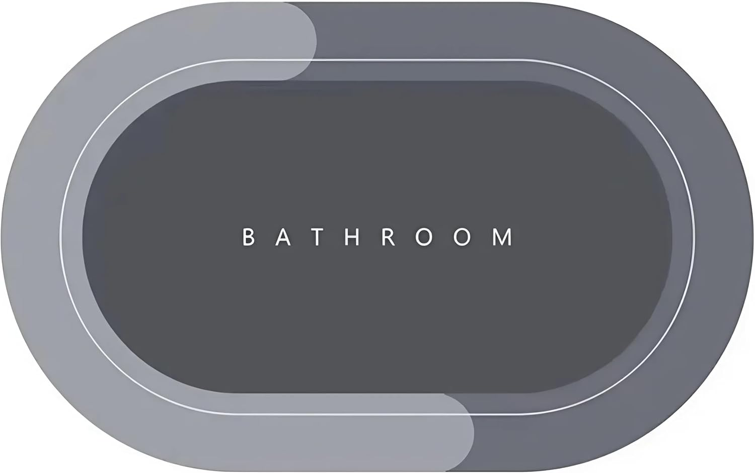 EZONEDEAL Absorbent Floor Mats, Quick-Drying Bathroom Carpets, Super Absorbent Living Room Large Rectangle Carpet, Rubber Non-Slip Bottom, Easy to Clean, Simple Kitchen Doormat (40X60Cm) image number 5