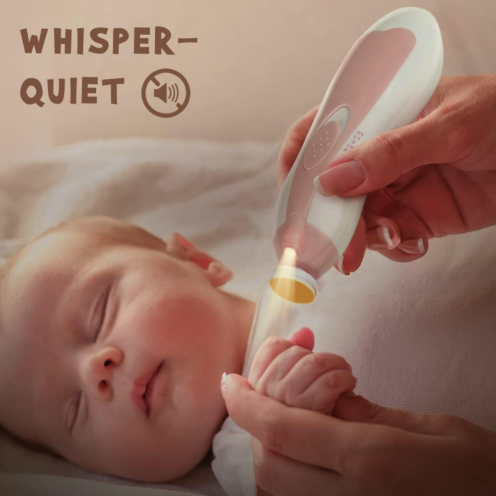 Haakaa Baby Nail Trimmer Replacement Pads Electric Baby Nail Grinding Heads for Standard Electric Kid Nail Trimmer Suits to Newborn Infant Toddler 4Pcs-Multicoloured image number 4