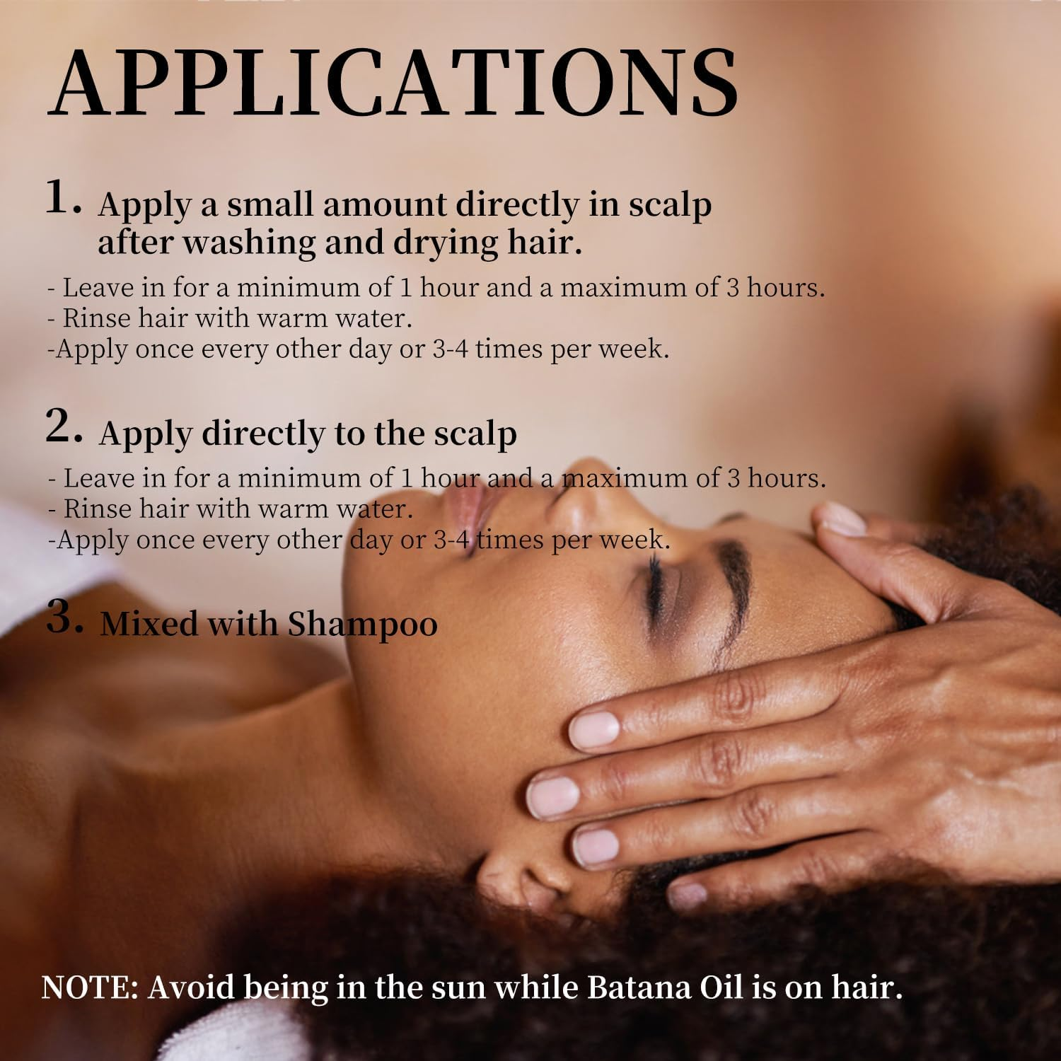 Batana Oil for Hair Growth, 100% Pure & Natural Raw Batana Oil, Dr. Sebi Organic Oil from Honduras, Care for Hair Thickness & Scalp & Skin, 1 Bottle with 2 Caps 4.2Oz