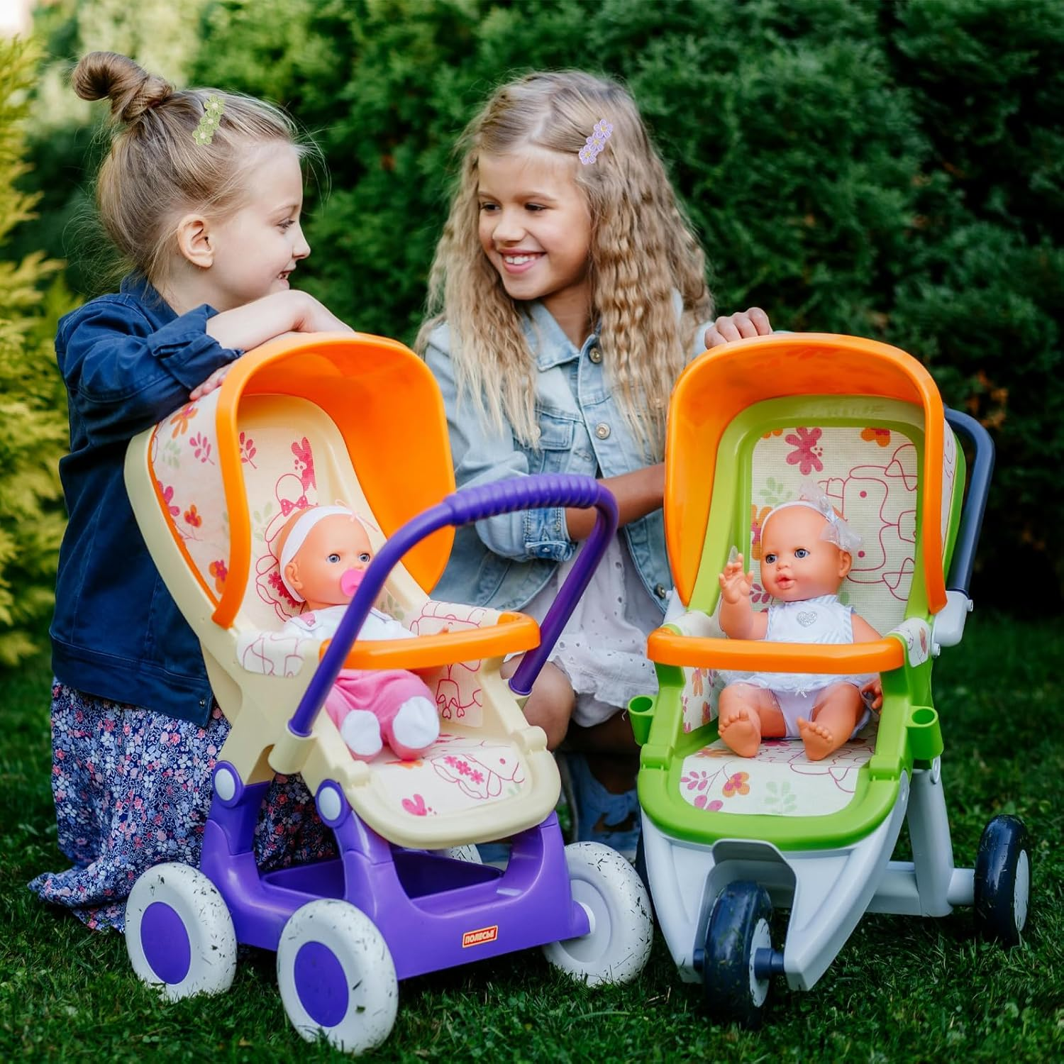 Baby Hair Clips -12Pcs Tiny Hair Barrettes for Baby Girls Fully Lined Wrapped by Soft Fabric Cloth Flower Hair Clips for Toddlers Girls Infants Kids image number 1