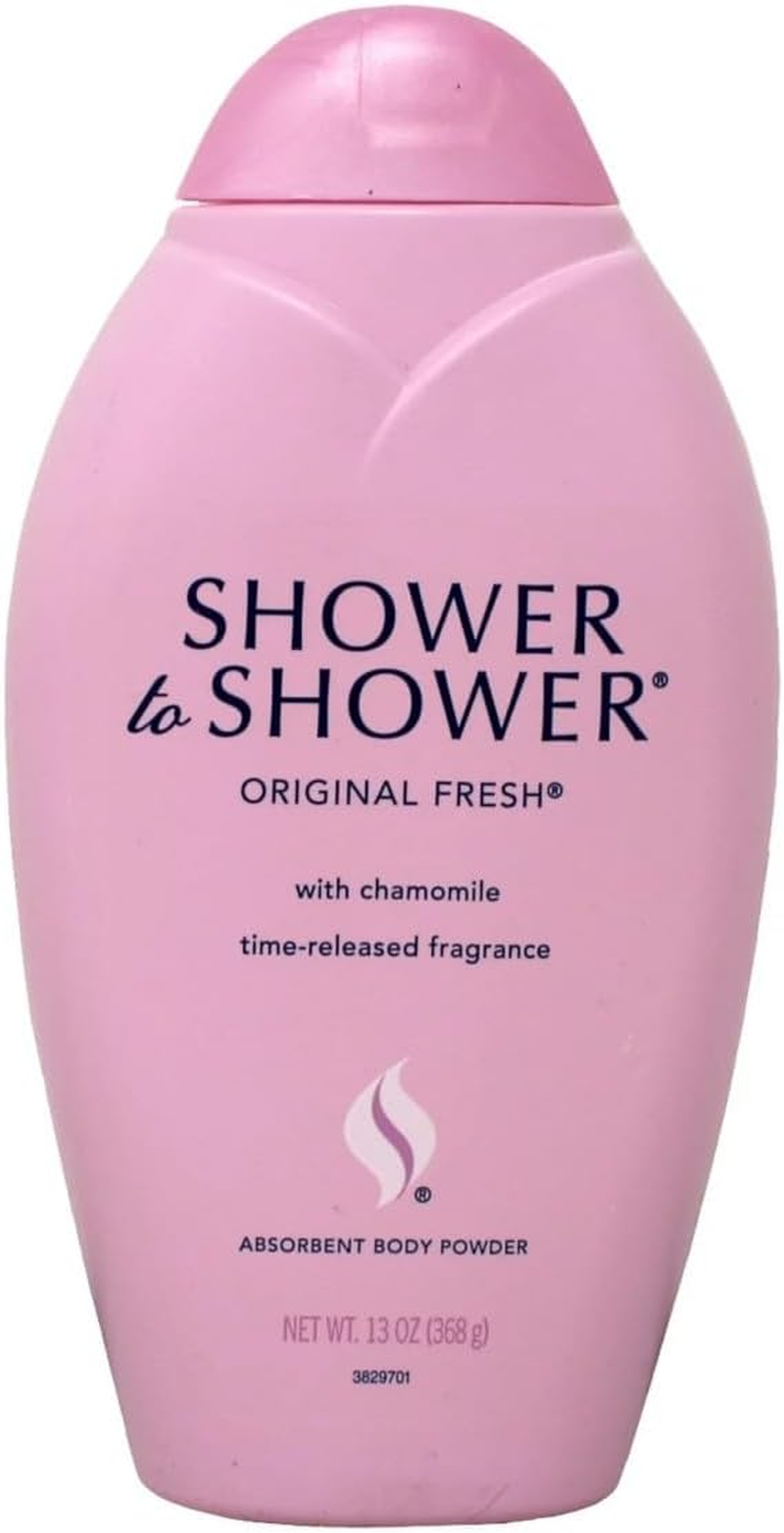 Shower to Shower, Absorbent Body Powder Original Fresh, 13 Oz