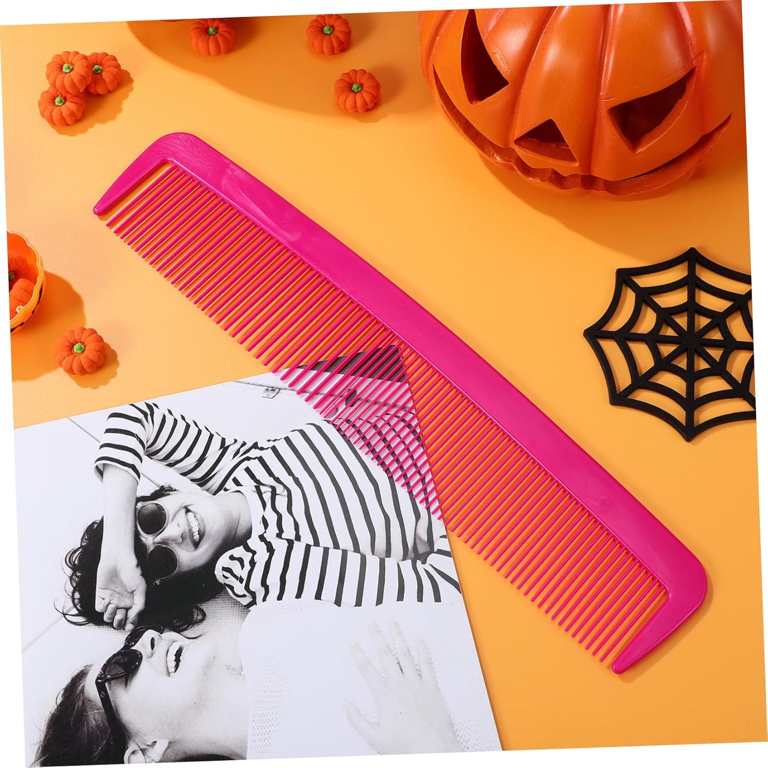 AOKWAWALIY Giant Hair Styling Combs Natural Wide Tooth Combs Giant Comb Prop for Halloween Costume Props Barber Tools image number 1