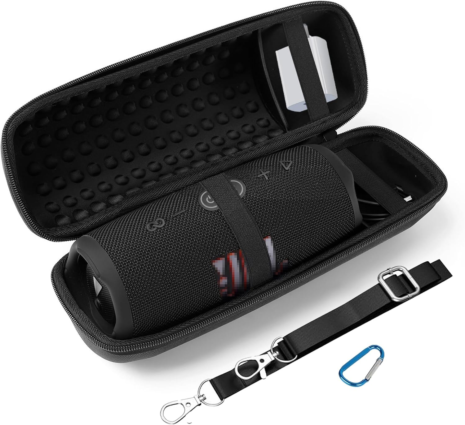 Case for JBL Charge 5 / Charge 4 Portable Speaker, (Case Only!) Hard Protective Travel Carrying Storage Case Bag Compatible with Charger and USB Cable image number 2
