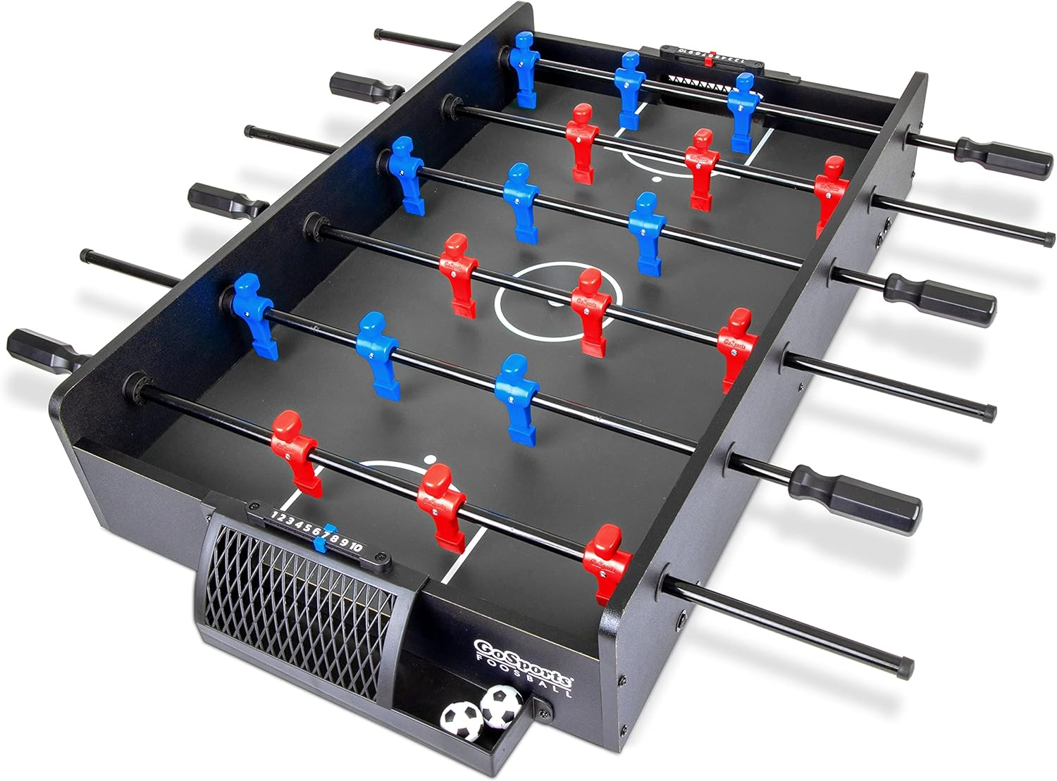 Gosports 32 Inch Tabletop Foosball Game Set - Oak or Black image number 2