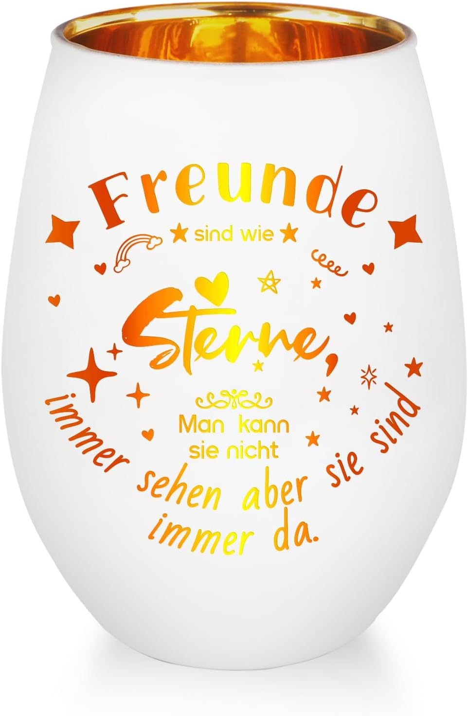 Tea Light Holder Du Bist Mein Lieblings-Muggel - Magical Gift for Harry Fans & Nerds - Lucky Light for Lovers - Black
