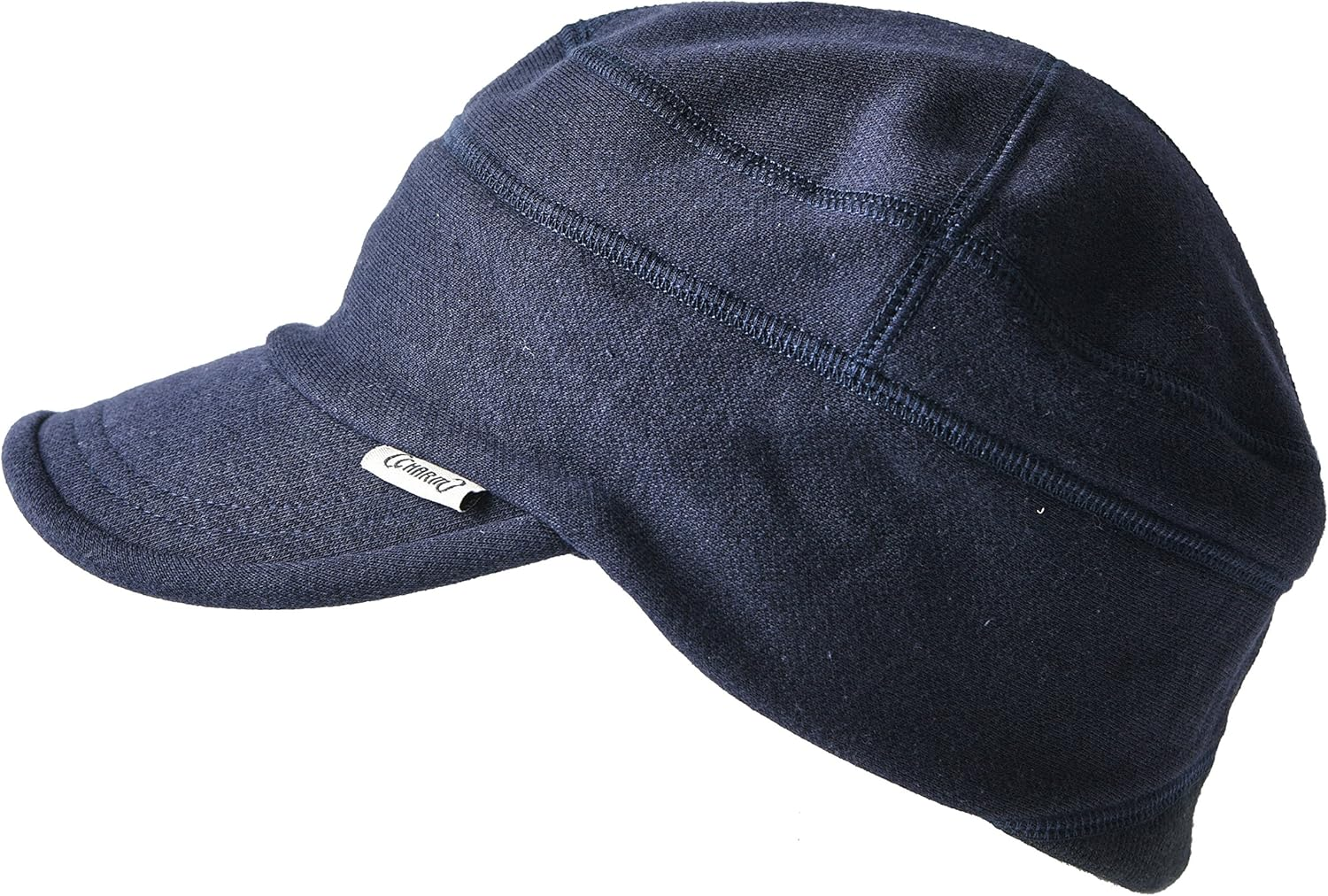 CHARM Mens Cotton Baseball Military Hat - Womens Summer Stretch Peak Cap Winter - Light Grey image number 6