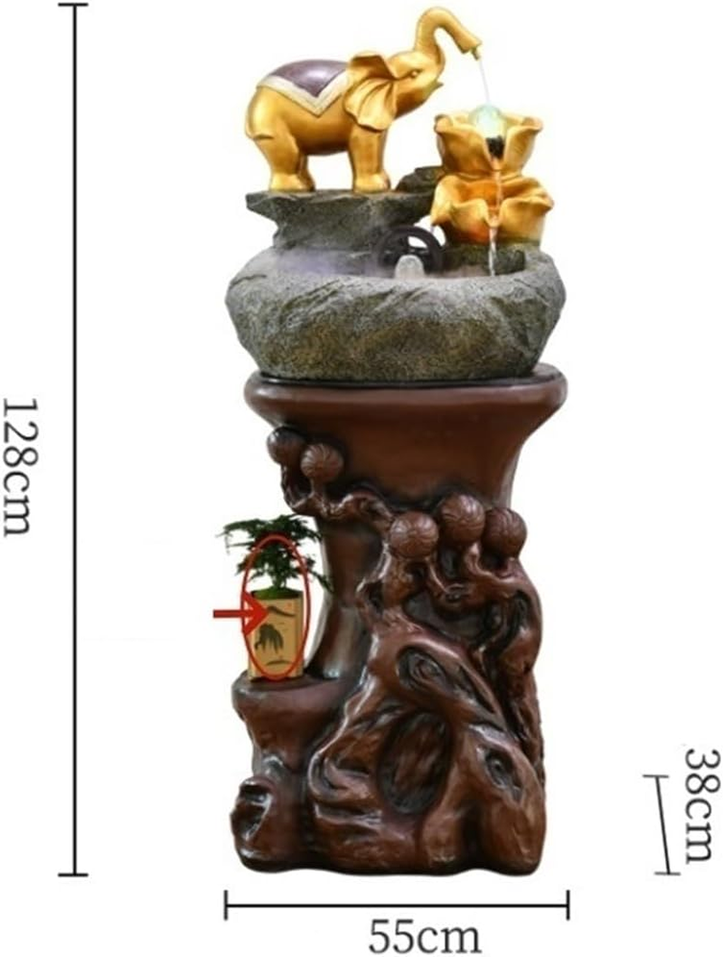 Outdoor Fountain Chinese Water Fountain Decoration, Living Room Courtyard Floor Circulating image number 6
