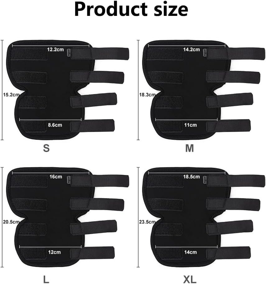 ZUJIACUN Dog Injury Prevention Rear Ankle Support with Knee Support for Dogs, Adjustable Pet Leg Support Compression Pack Recovery Dog Support Protects Leg Wound Injuries for Pain Relief (L) image number 6