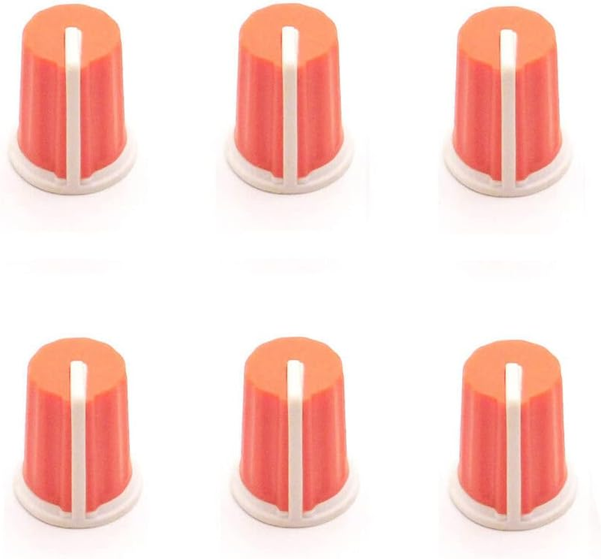 HUMARH 6-Pack EQ Rotary Knob for Pioneer DJM-700 750 800 850 900 2000 900NXS2 900SRT 900Nexus 2000Nexus Etc, Pioneer Digital Controller XDJ-RX DDJ-RZ DDJ-SZ DDJ-SZ2 Etc, DAA1176 DAA1305. (White) - Blue image number 2