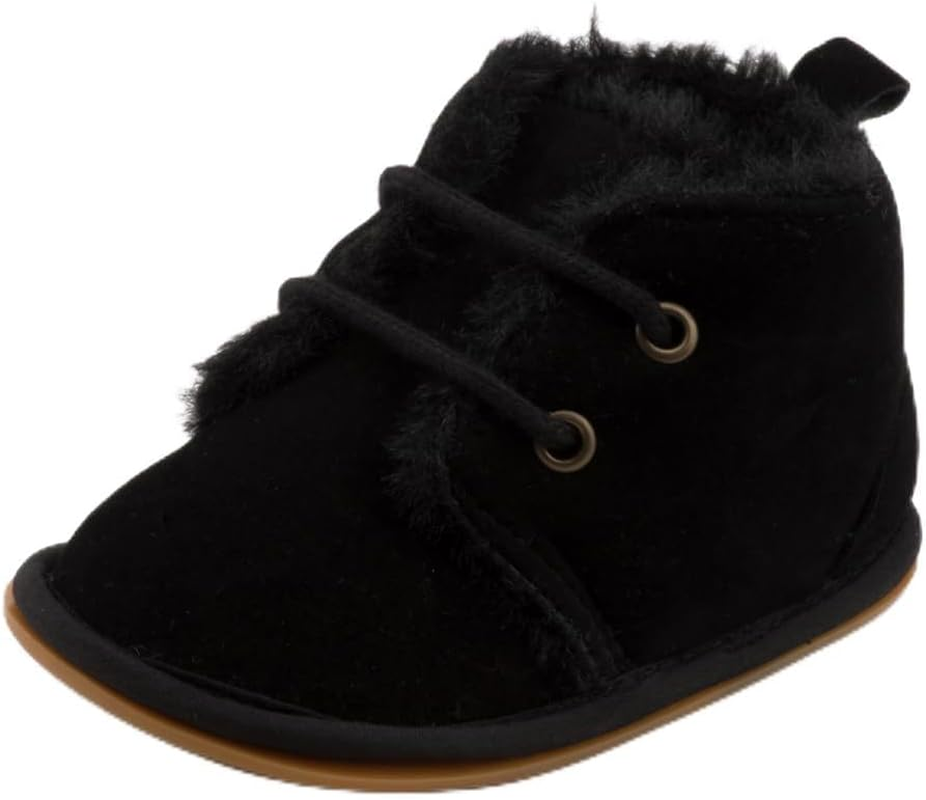 Baby Boys and Girls Celebrity High Top Sports Shoes Soft anti Slip Soles Newborn First Walker Canvas Fashionable Denim Shoes