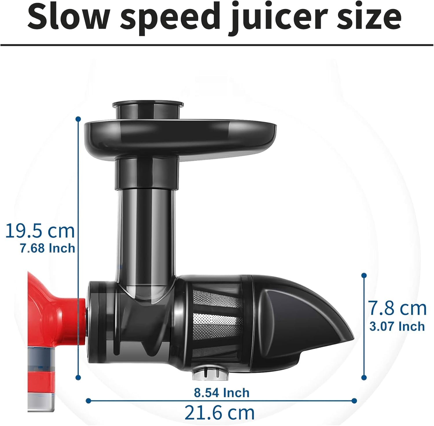 Masticating Juicer Attachment for Kitchenaid All Models Stand Mixers,Masticating Juicer, Slow Juicer Attachment for All Kitchenaid Mixers, Cold Press Juicer Parts image number 4