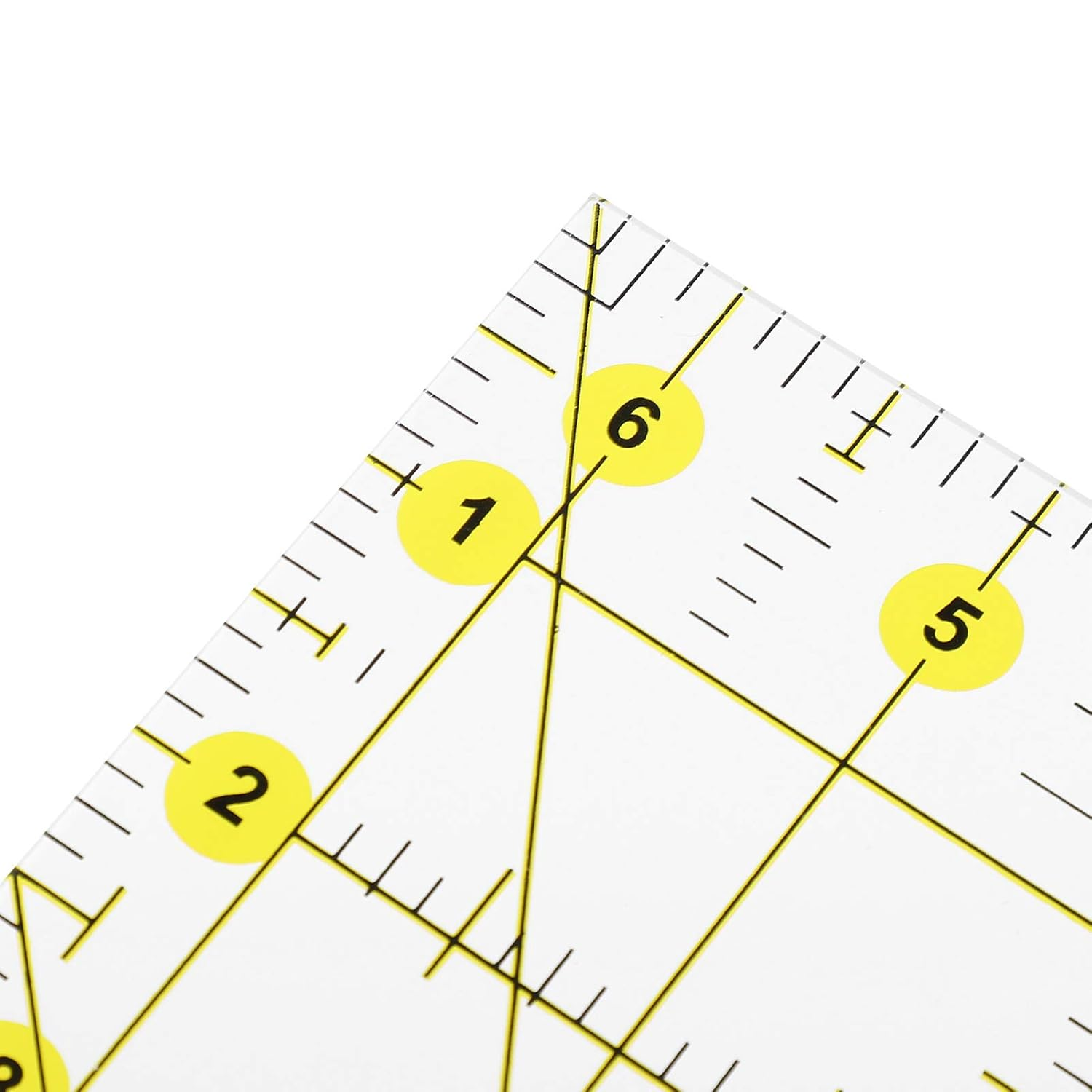 Acrylic Quilting and Sewing Ruler, Rectangular Drawing Measure Tools for Crafts and Cloth Supplies Quilting image number 1