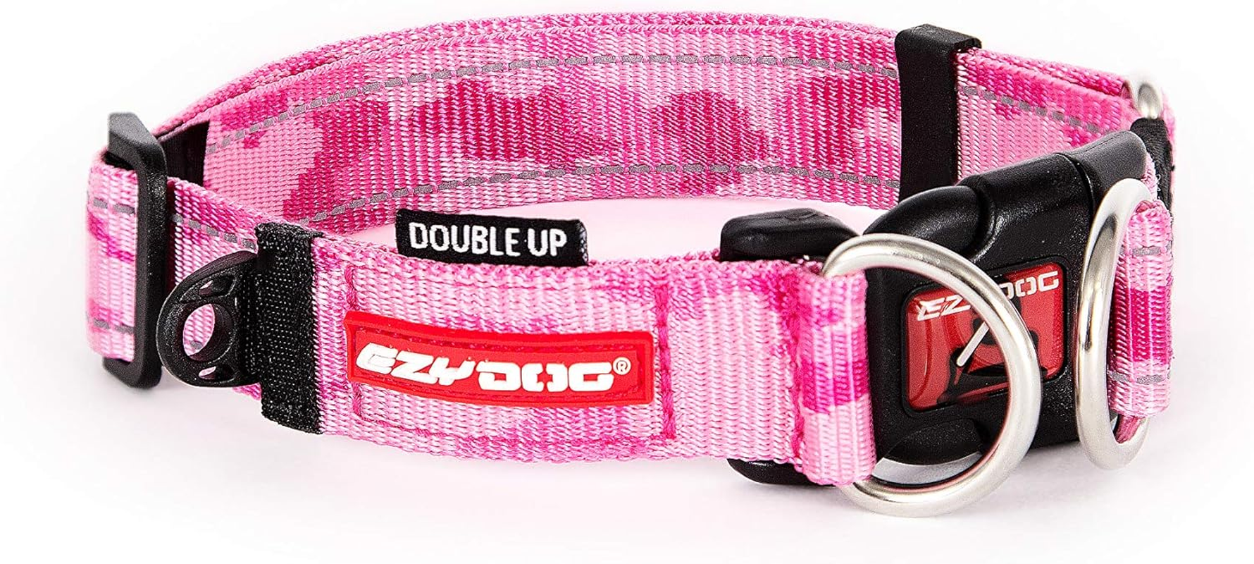 EZYDOG Double Lock Collar, Bubble Gum Collar, for Large Dogs, Size L image number 3