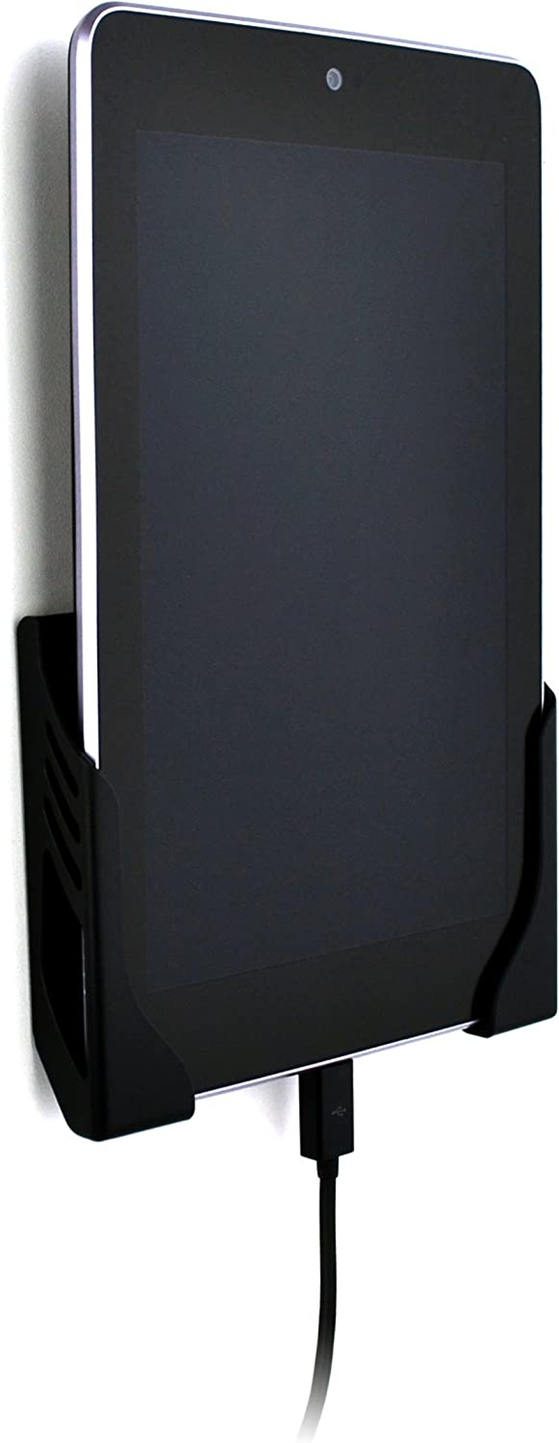 Dockem Koala Tablet Wall Mount: Universal Damage-Free Adhesive Wall Dock for Ipads, Ipad Airs, Galaxy Tabs and Other Tablets (Black) - White image number 7