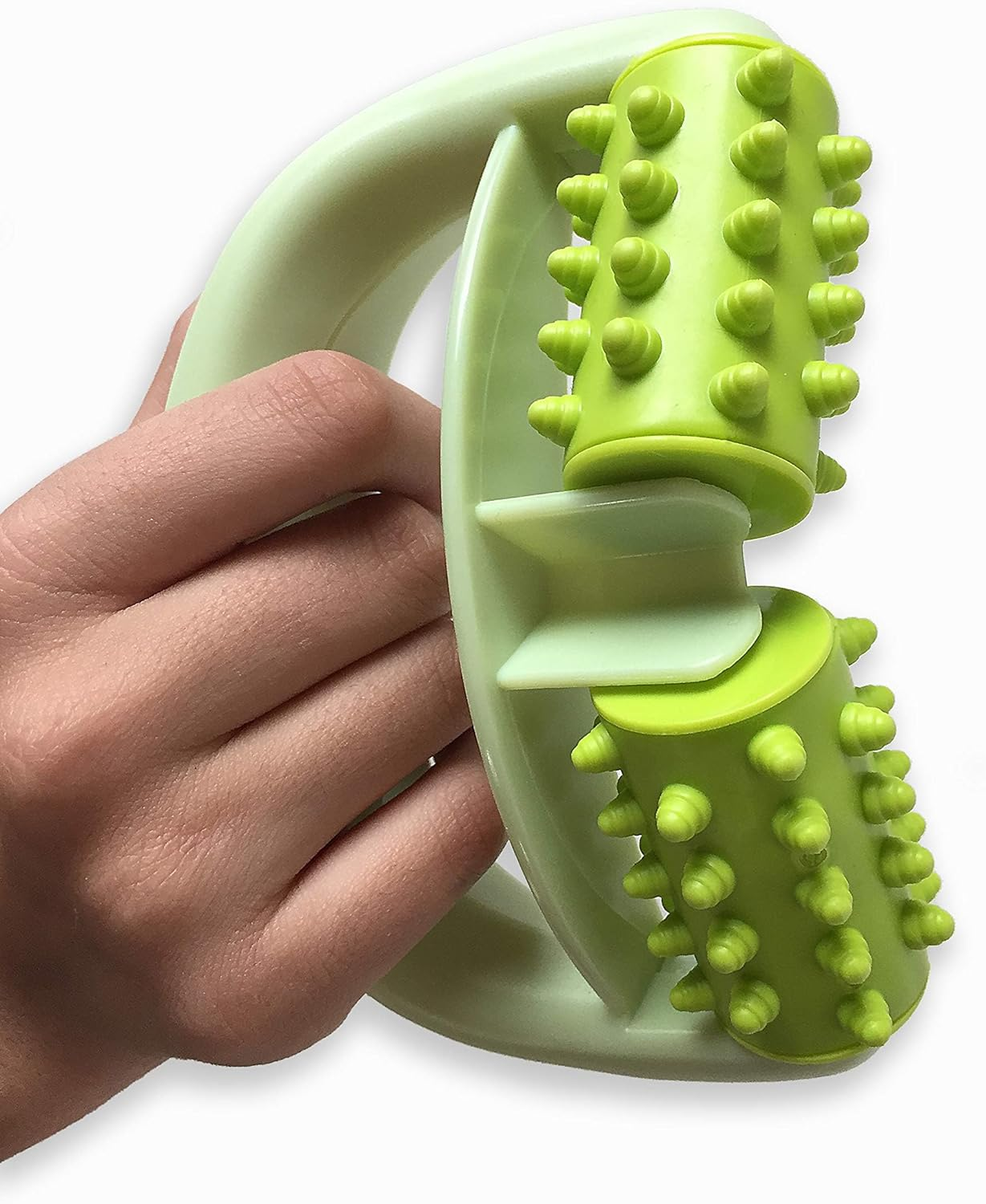 TESMED Cell anti Cellulite Massage Roller with Handle - Green