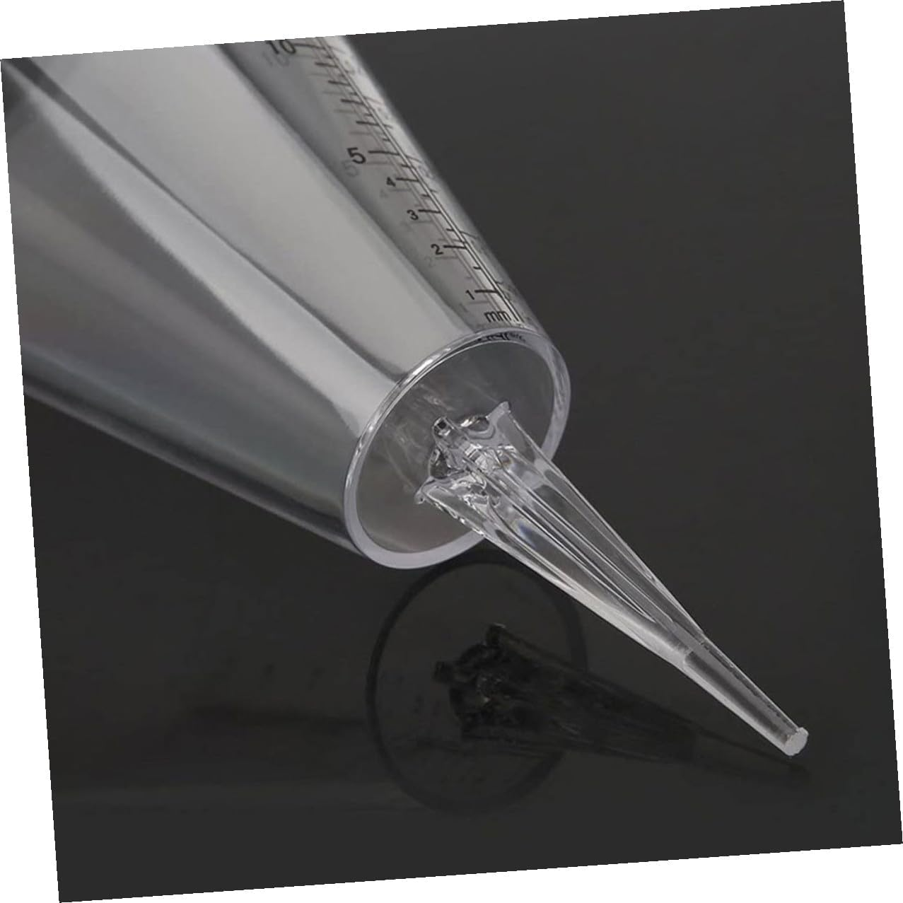 GALPADA 3Pcs Clear Plastic Outdoor Rain Gauge with Ground-Insertion Design Graduated Conical Measuring Cups for Garden Lawn Waterfall Measurement image number 5