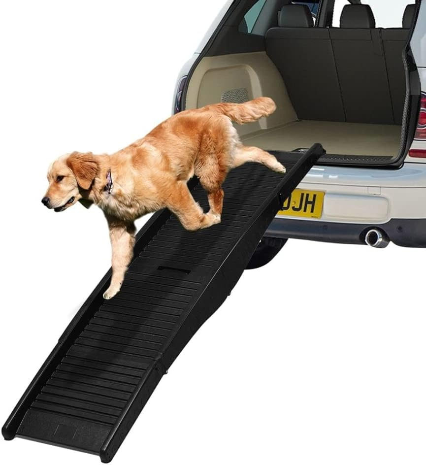 Pawz Stair Step Foldable Portable Lightweight Pet Ramp, Black image number 3