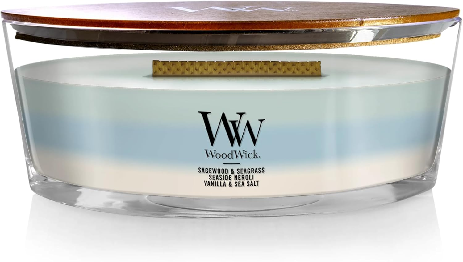 Woodwick White Honey Jar Candle, Ellipse image number 6