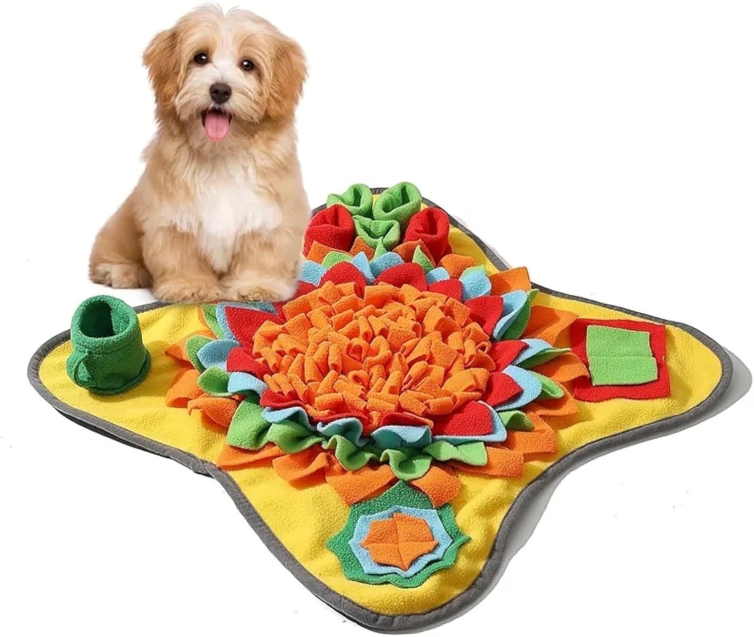 ROY Sniffing Rug for Dogs and Cats, Food Sniffing Feeding Mat, Sniffing Mat Dog, Puppy Training Mat for Slow Feeding, Dog Game, Training Mat - Intelligence Toy for Dogs image number 1