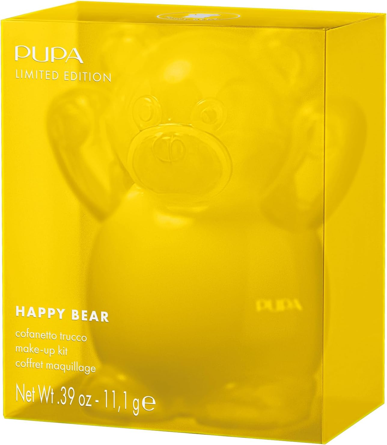 Pupa Happy Bear Make-Up Cosmetic Kit 005 Yellow