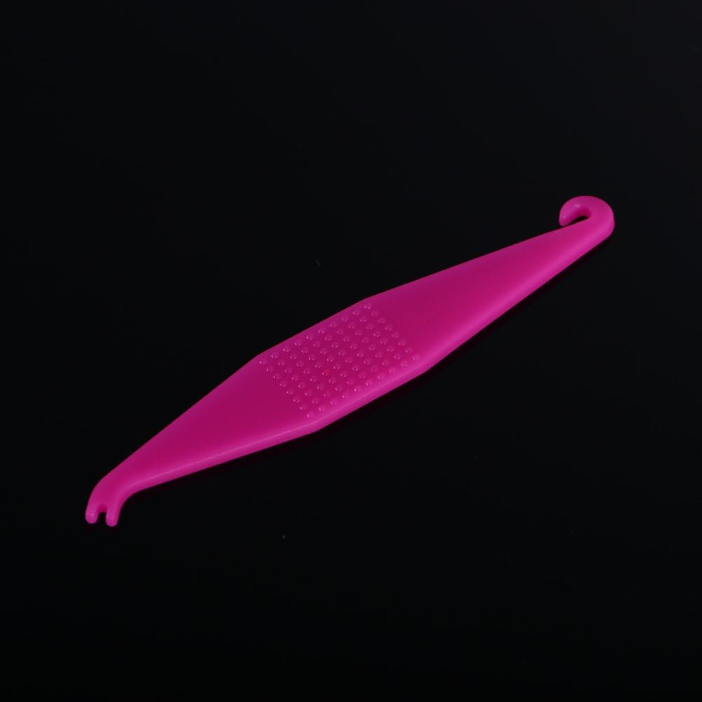 Wecando Dental Elastic Rubber Bands Placers for Braces Disposable Plastic Orthodontic Elastic Placers Multi-Color