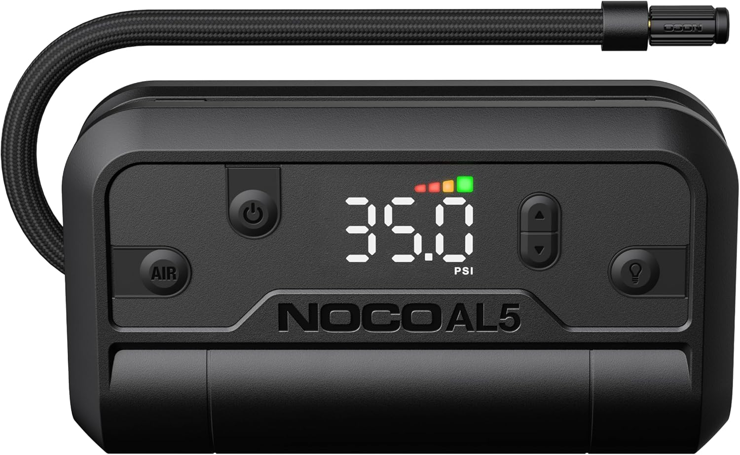 NOCO Air AL5: Ultrafast 5A Cordless Tyre Inflator &ndash; Portable Battery-Powered Air Compressor Pump &ndash; 17 SLPM Airflow Inflates 0&ndash;40 PSI in 7 Minutes &ndash; Digital Gauge + Auto-Shutoff image number 1