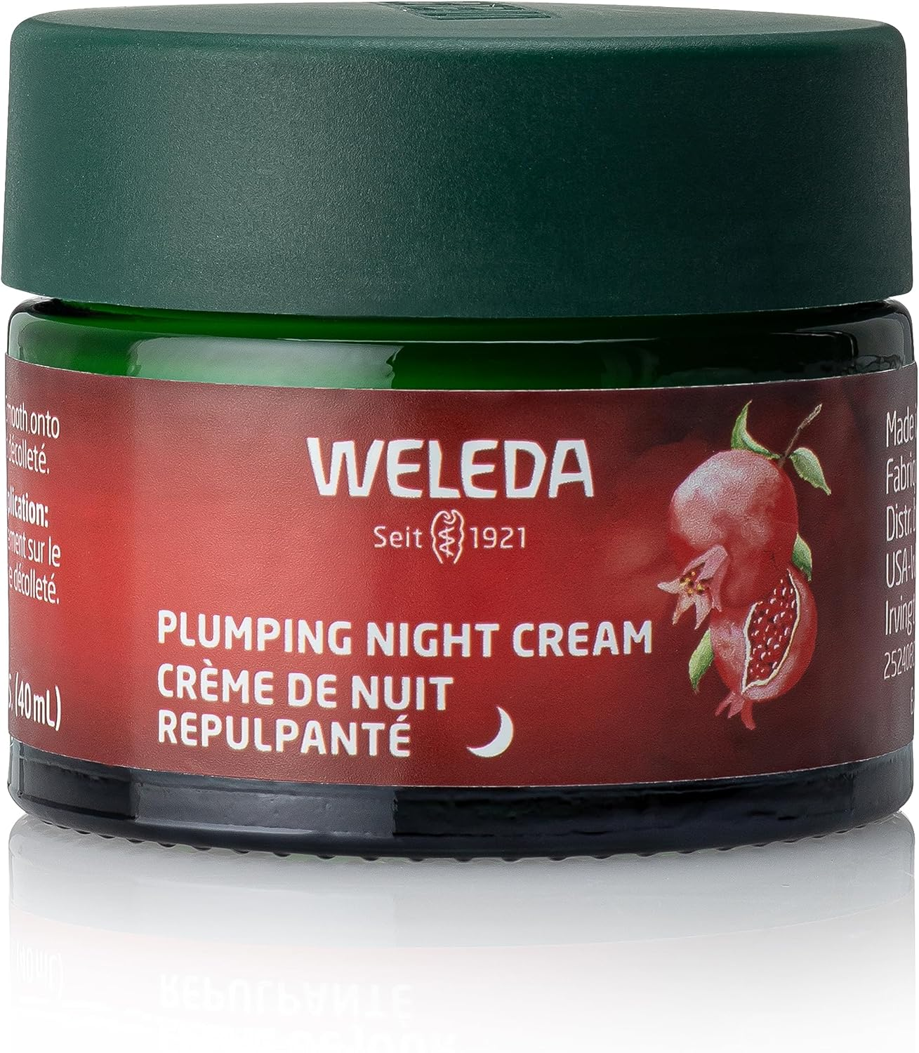 Weleda Face Care Plumping Night Cream, Plant Rich Moisturizer with Pomegranate and Maca Root Peptides image number 6