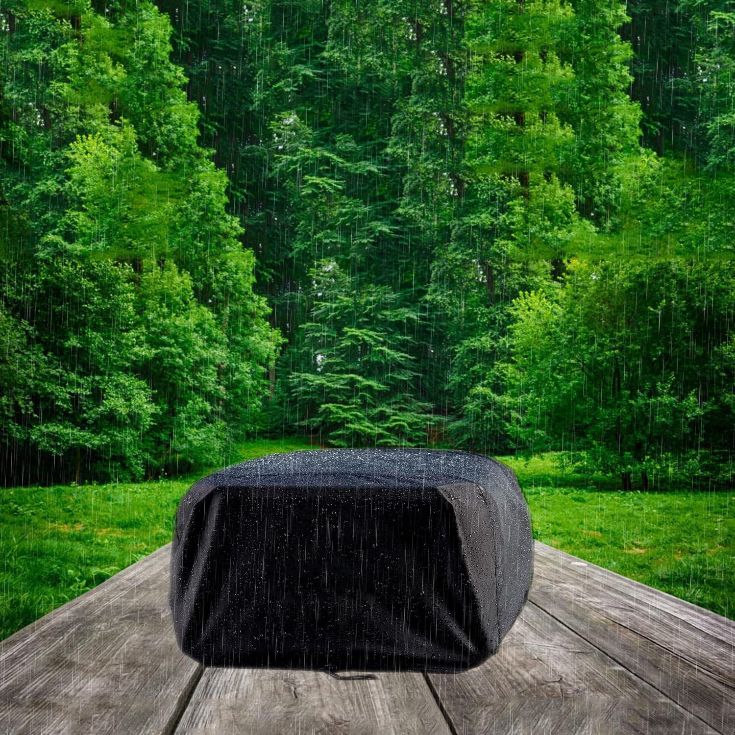 Tabletop Grill Cover for Pit Boss 10697, Waterproof Wood Pellet Smoker Cover for Pitboss 10697 Table Top Wood Grill, Outdoor Grill Accessories for Pit Boss Portable 150 Pellet Grill 24 Inch image number 2