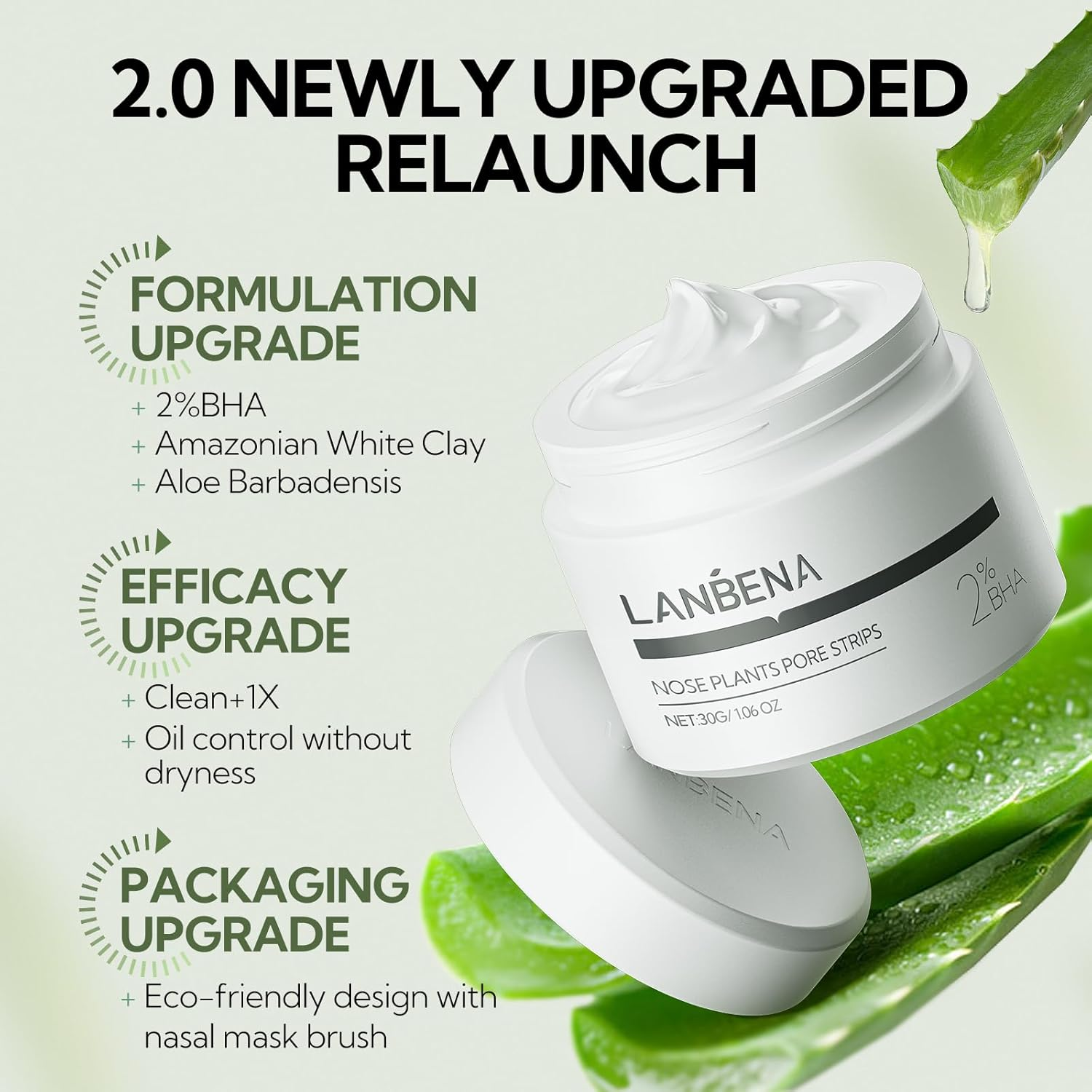 LANBENA Pore Strips, Deep Cleansing Nose Strips, Blackhead Remover for Face, Nose, Black Head Remover, 10-15 Minutes Leaving Your Skin Fresh and Clean image number 4