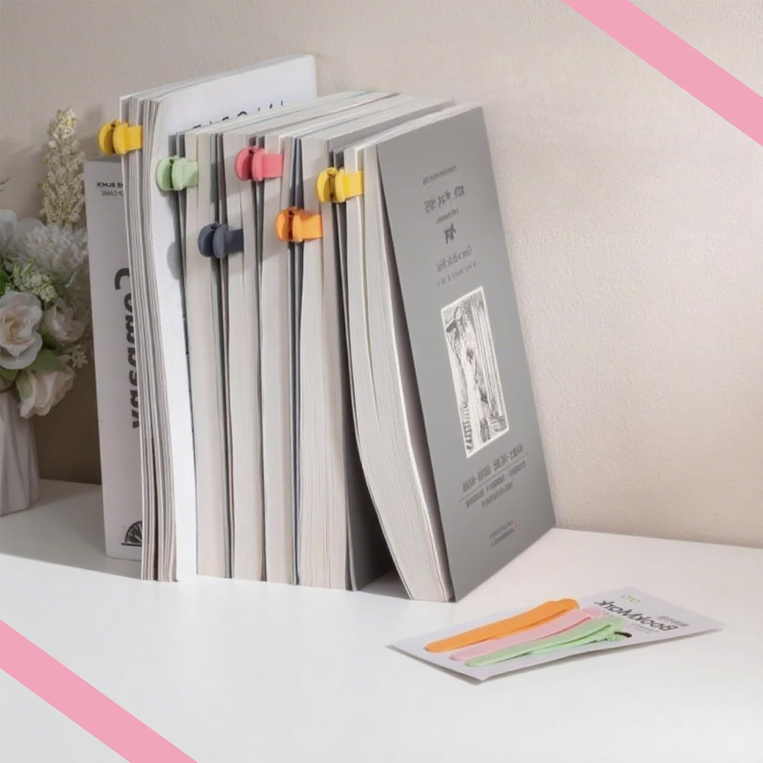 Zvorgath Automatic Silicone Bookmarks,Silicone Book Marks for Reading Lovers - Women, Men, Kids, Teachers, Reading Accessories Gifts, 3Pcs image number 4