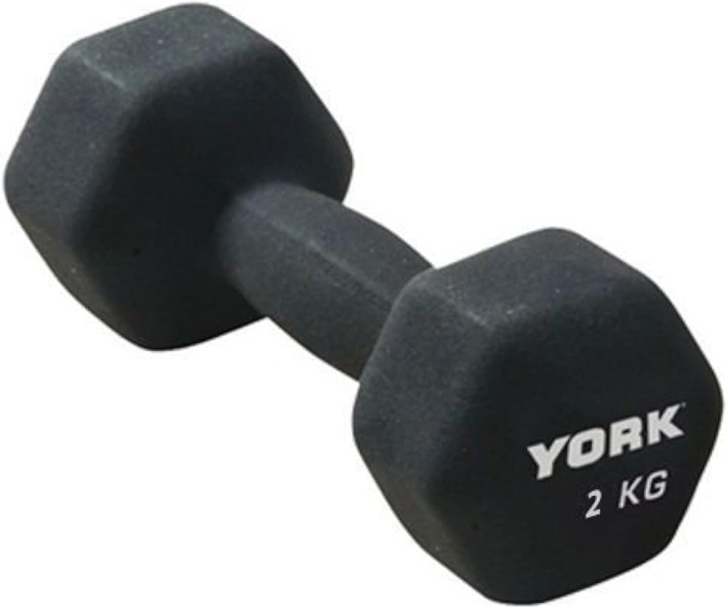 York Fitness Single Neoprene Hex Coating Dumbbell image number 1