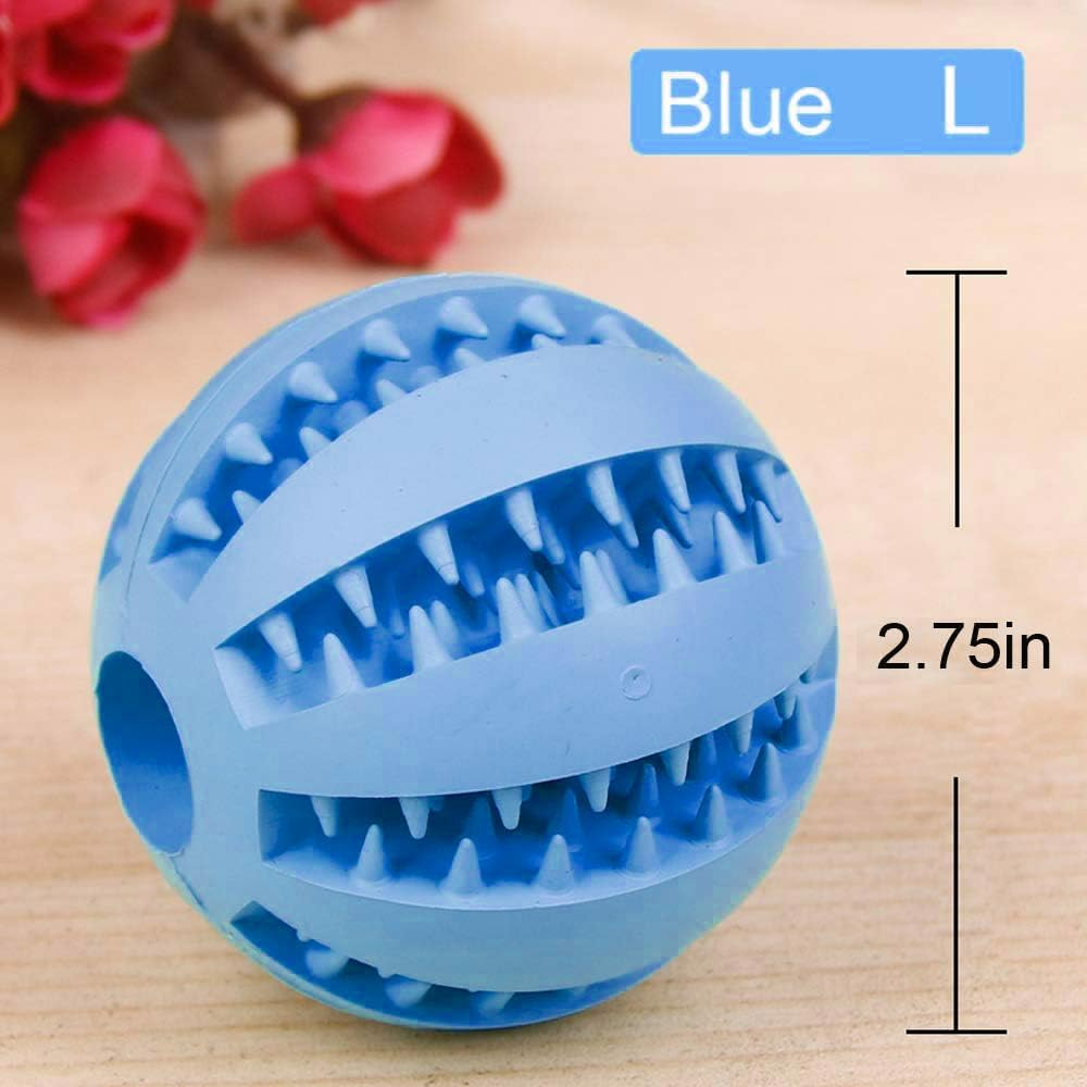 Mumoo Bear Treat Dispenser Dog Toy Ball | Interactive Dog Toys for Boredom | Dog Puzzle Toy | Stimulation Toy (7Cm/2.75 In, Dark Blue, 1 Pack) image number 1