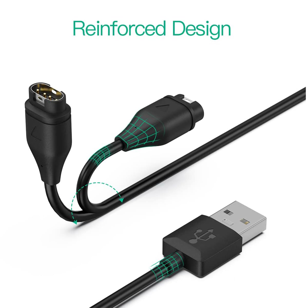 Compatible for Garmin Watch Charger Cable-Venu, Instinct, Vivoactive 5/4/3, Forerunner 45 55 245 255 265 745 935 945 955 965