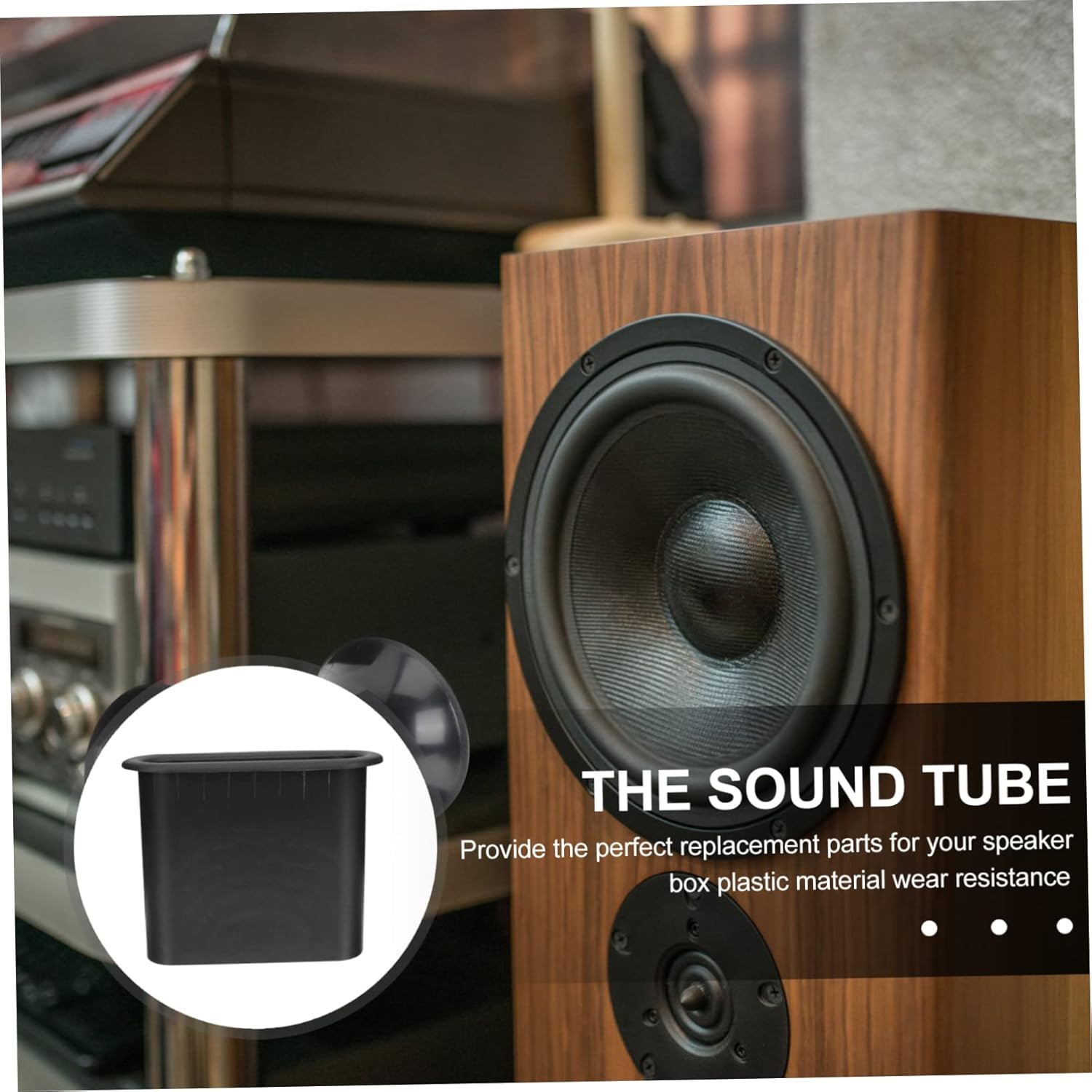 SWOOMEY 5Pcs Speaker Port Tubes for Speaker Voice Outlet Replacement for Home Bar Stage image number 3