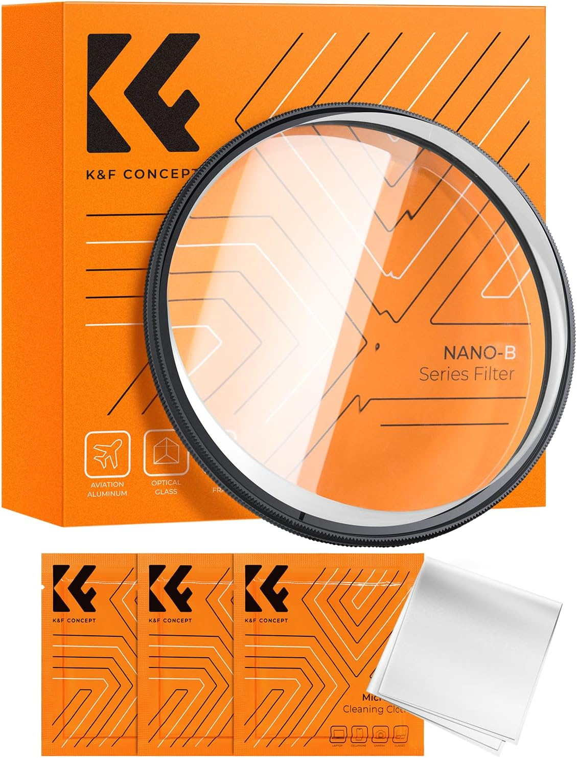 K&F Concept 77Mm Single Motion Blur Effect Filter for Camera Lens Creative Photography, K9 Optical Glass Multiple Refracting Subjects DSLR Accessories image number 2